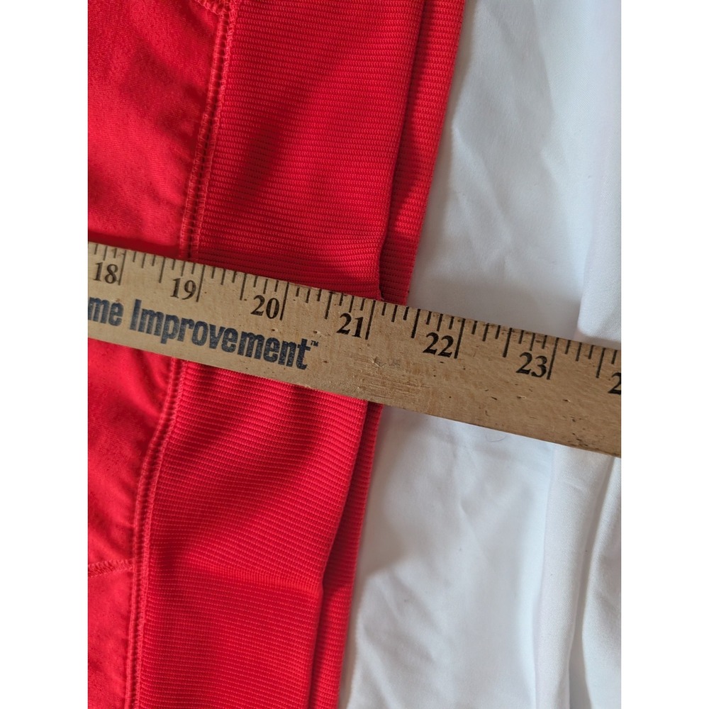 Justice Girls Size 14 Red Full-Zip Softball Long‎ Sleeve Hooded Sweatshirt - Picture 7 of 7